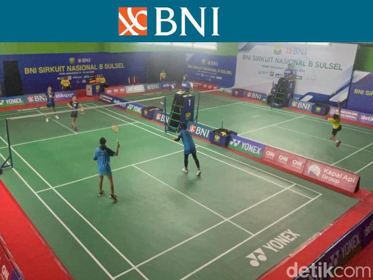 Foto Partai-partai Semifinal BNI Sirkuit Nasional B Sulsel 2023