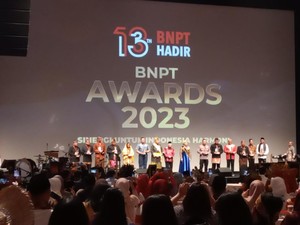 Panglima, Kapolri hingga Ganjar Terima Penghargaan BNPT Awards 2023