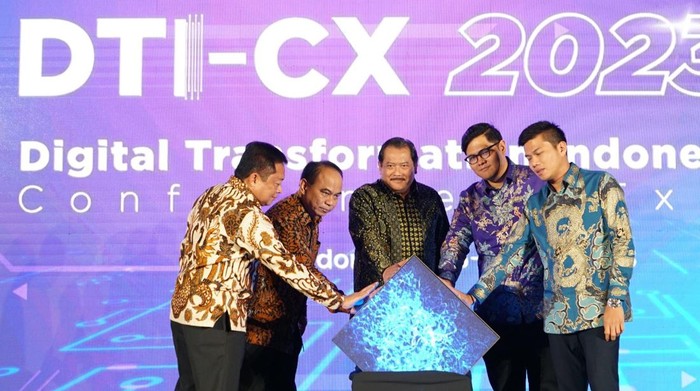 Digital Transformation Indonesia Conference & Expo (DTI-CX) 2023 digelar di JIExpo Convention Center, Kemayoran, Jakarta.