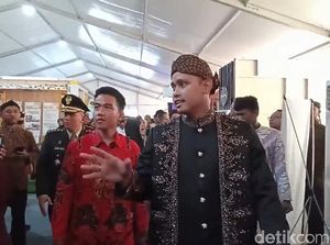 Bertemu Dico Ganinduto di Kendal, Gibran Emoh Ditanya soal Pilgub Jateng
