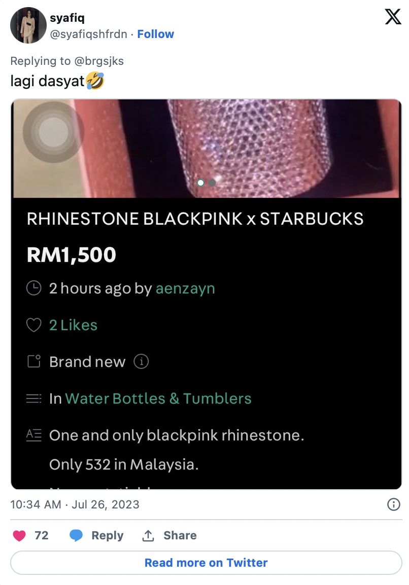 Gokil! Tumbler Starbucks BLACKPINK Dijual Sampai Rp 5 Juta di Situs Online