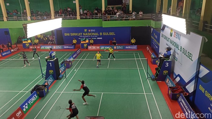Pertandingan GAPI Yemima di GOR Sungguminasa, Kabupaten Gowa, Sulawesi Selatan (Sulsel).