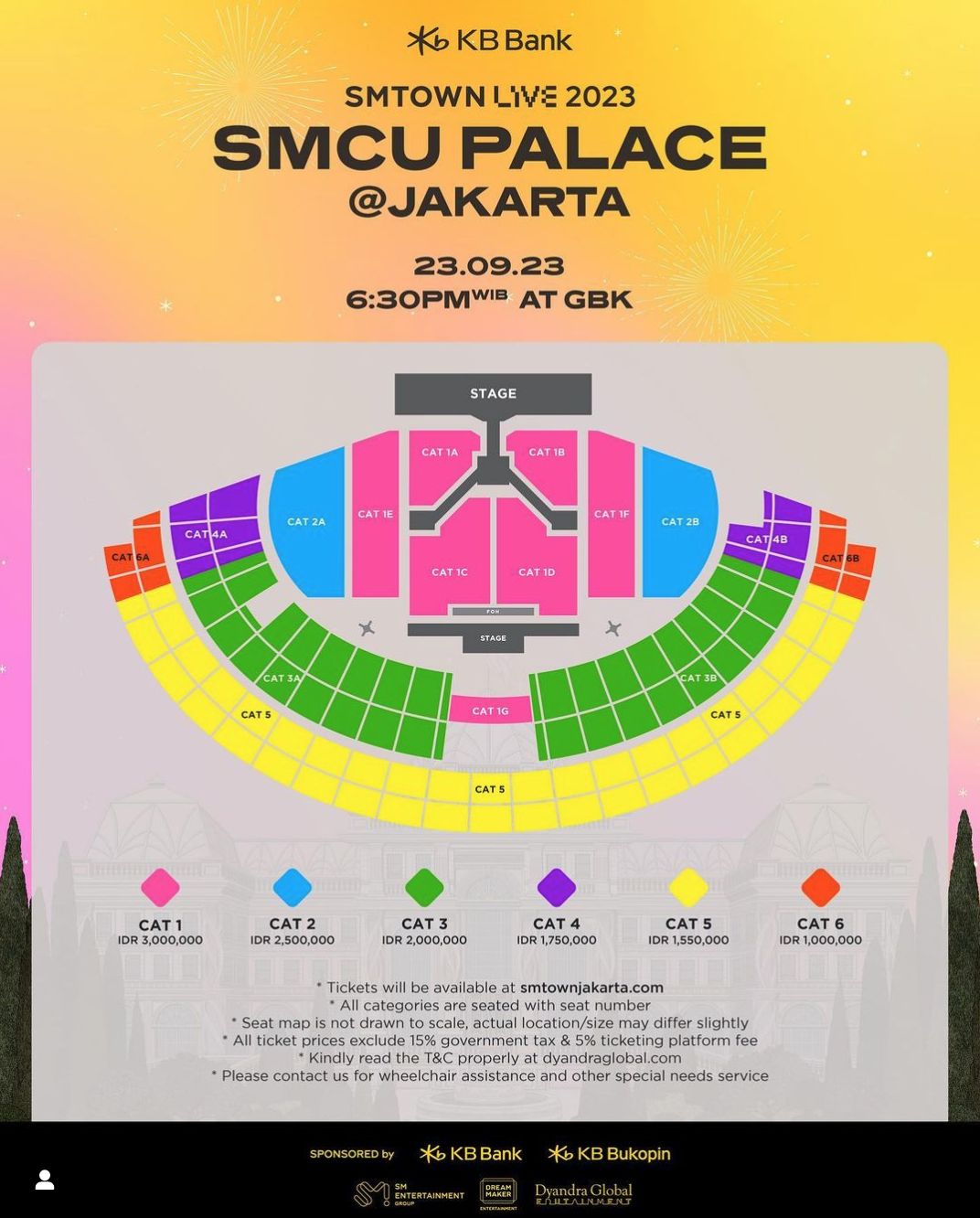 Harga tiket SMTOWN LIVE 2023 Harga tiket SMTOWN LIVE 2023