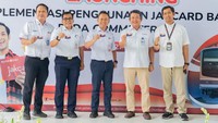 Direktur Utama Bank DKI, Fidri Arnaldy menjelaskan, akseptasi JakCard sebagai tiket perjalanan KRL menjadi salah satu bagian dari upaya Bank DKI dalam memperkuat segmen Kartu Uang Elektronik, dan memberikan pilihan bertransaksi secara non-tunai bagi masyarakat. 