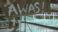 Peremajaan halte Bendungan Hilir ini memakan waktu hingga September 2023.  