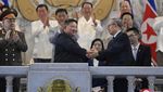 Jumawa Kim Jong Un Pamer Rudal Nuklir-Drone Tempur ke Menhan Rusia