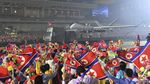 Jumawa Kim Jong Un Pamer Rudal Nuklir-Drone Tempur ke Menhan Rusia