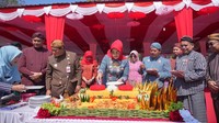 Bupati Klaten Sri Mulyani menekankan pentingnya kerja sama dan gotong rotong sebagaimana pengejawantahan tema hari jadi tahun ini, Saiyeg Saeka Praya. Foto: dok. Humas Pemkab Klaten  