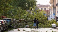 Italia adalah salah satu negara Eropa yang paling terpengaruh oleh perubahan iklim, dan mengalami banjir mematikan di bulan Mei. REUTERS/Claudia Greco  