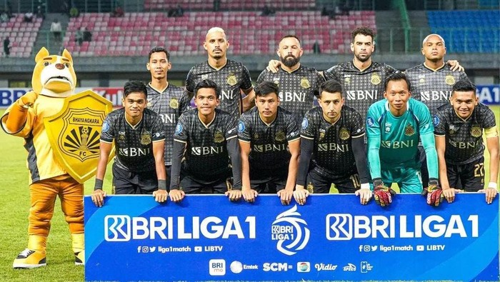 Line up Bhayangkara FC di Liga 1 2023/2024.