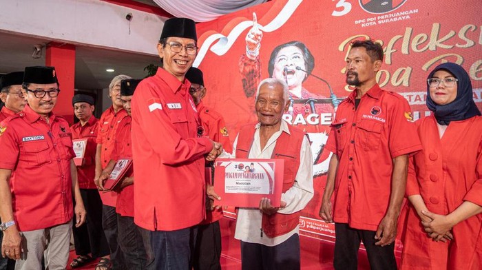 PDIP Surabaya menggelar peringatan tragedi kerusuhan 27 Juli 1996 atau Kudatuli