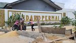 Penampakan Akses Jalan ke Kompleks di Pekanbaru yang Dibeton Warga