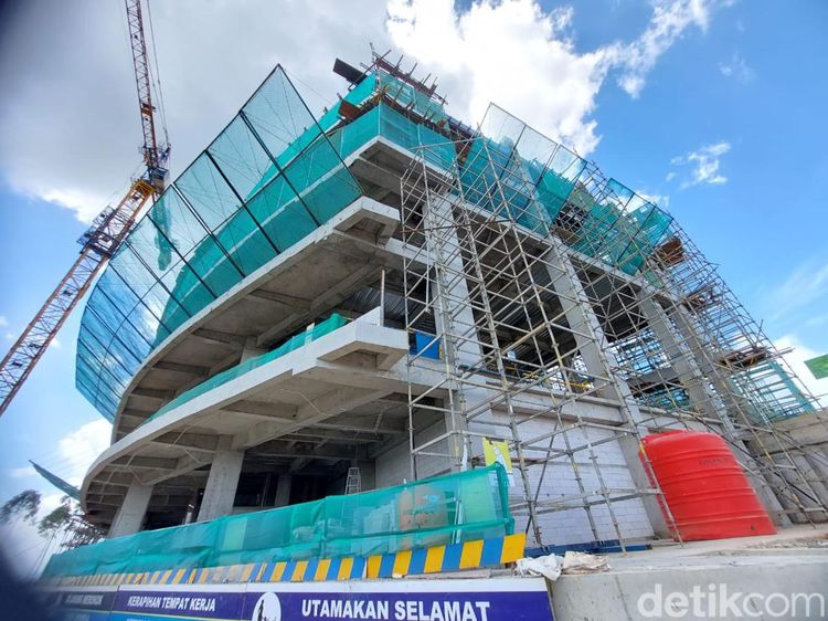 Potret Terkini Pembangunan Istana Presiden dan Kemenko Perekonomian