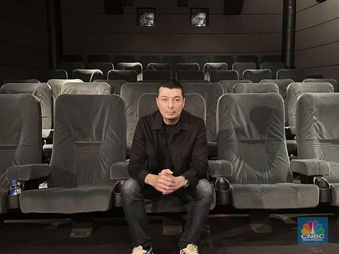 Produser film, Sunil Soraya. (CNBC Indonesia/Wanti Puspa)