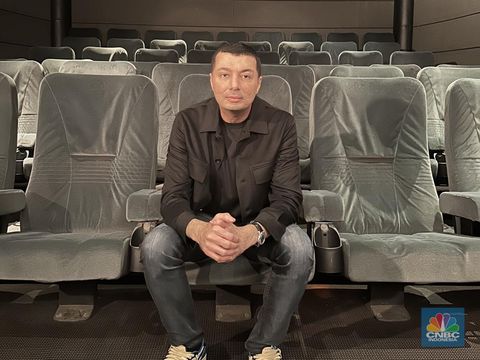 Produser film, Sunil Soraya. (CNBC Indonesia/Wanti Puspa)