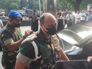 Rombongan Pati TNI Sambangi KPK, Bahas Penetapan Tersangka Kabasarnas