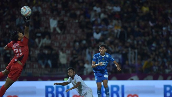 Ryan Kurnia saat laga Persib vs Persik, Jumat (28/7/2023).
