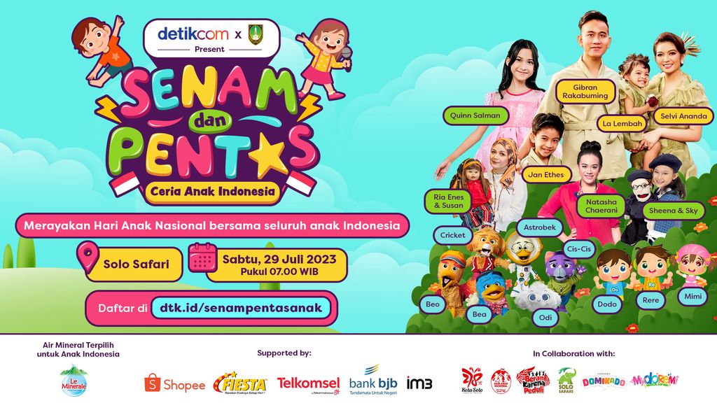 Senam dan Pentas Ceria Anak Indonesia