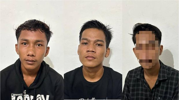 Tampang 3 penembak sekuriti perusahaan sawit di Sarolangun, Jambi.