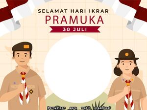 15 Twibbon Hari Ikrar Gerakan Pramuka 2023 untuk Dipakai 30 Juli