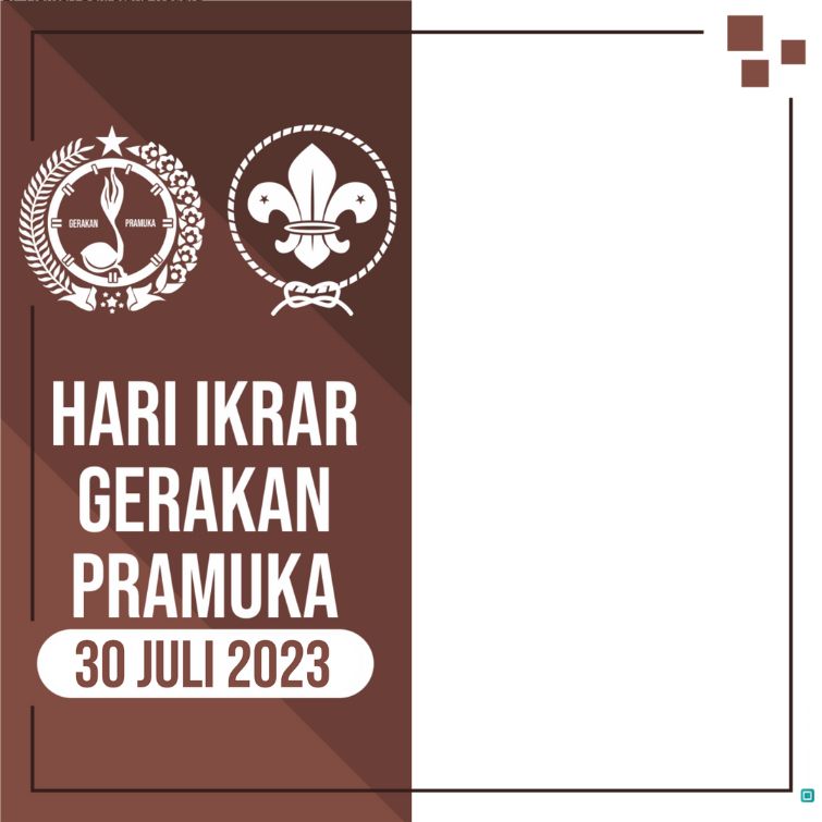 Twibbon Hari Ikrar Gerakan Pramuka 2023