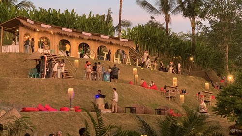 Potret lokasi Ubud Village Jazz Festival 2023, Jum’at (28/7) di Ubud.