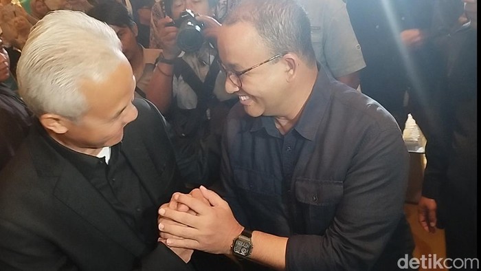 Anies Baswedan dan Ganjar Pranowo