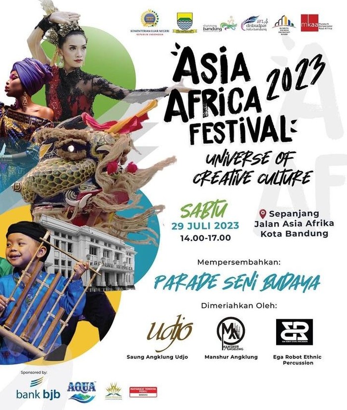 Asia Africa Festival 2023 di Bandung Jadwal dan Lokasi Parkir