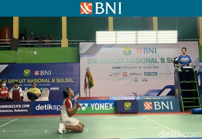 Tiyas Anggraeni vs Chintya Cahyaningtyas Ayu Widayat di Final BNI Sirnas Sulsel 2023.