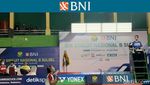 Potret Sengitnya Perebutan Gelar Juara BNI Sirnas B Sulsel 2023