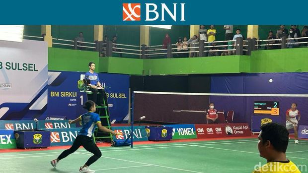 Tiyas Anggraeni vs Chintya Cahyaningtyas Ayu Widayat di Final BNI Sirnas Sulsel 2023.