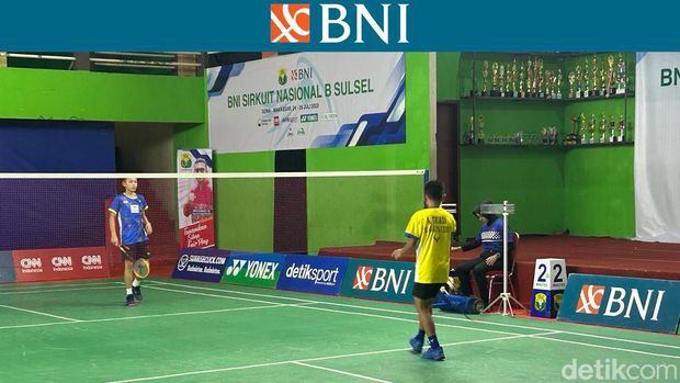 Anandirga Triadi vs Richardo Regino Mozes Munde di Final BNI Sirnas B Sulsel 2023.