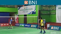 Richardo menjadi juara usai bertarung 55 menit, dalam skor akhir 17-21, 21-19, 21-12. Foto: Mercy Raya/detikcom