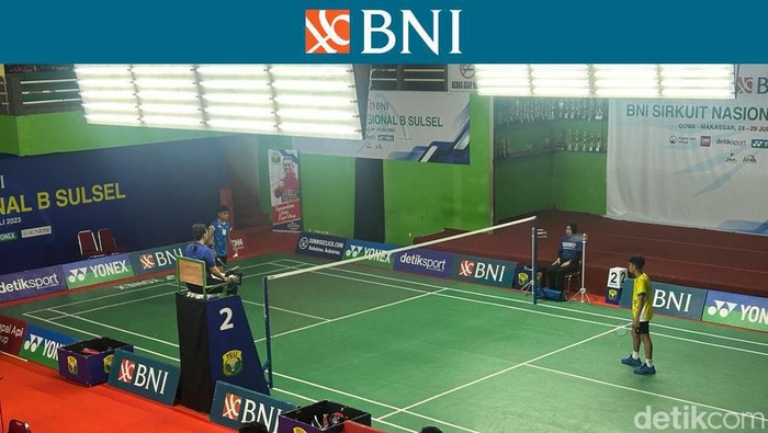 Allong Ardian vs Ghaisan Haidar Tsaqib di Final BNI Sirnas B Sulsel 2023.