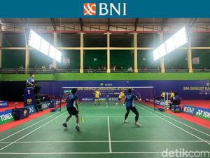 Potret Sengitnya Perebutan Gelar Juara BNI Sirnas B Sulsel 2023
