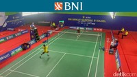 Di final Tunggal Usia Dini Putra (TUDA), ada Muhammad Ahsan [2] vs Ghathfaan Rizqie Ramadhan Haryanto [10]. Foto: Mercy Raya/detikcom