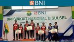 Foto: Podium Juara BNI Sirkuit Nasional B Sulawesi Selatan 2023