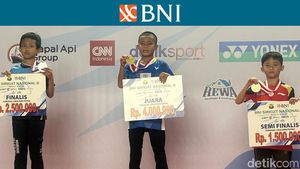 Foto: Podium Juara BNI Sirkuit Nasional B Sulawesi Selatan 2023