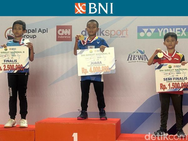 Foto: Podium Juara BNI Sirkuit Nasional B Sulawesi Selatan 2023