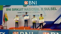 Podium tertinggi Tunggal Usia Dini Putri menjadi milik Diajeng Putri Hartini. Foto: Mercy Raya/detikcom