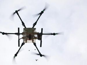 Drone Pintar Sebar Benih Pohon dari Langit