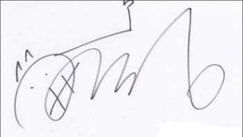 Ada karakter wajah di tanda tangan ini. Foto: Brightside