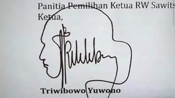 Keren, jadi siluet muka orang. (Foto: Facebook)