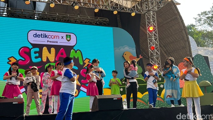 Jan Ethes Ajak Teman-teman Latihan Senam Ceria Anak Indonesia