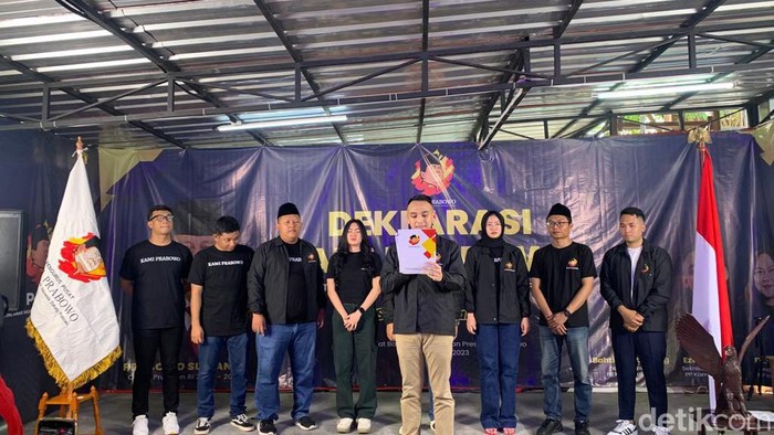 Kami Prabowo, relawan milenial Prabowo Subianto (Mulia Budi/detikcom).