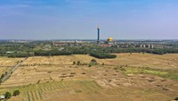 Foto areal bangunan komplek Pondok Pesantren Al Zaytun, Indramayu, Jawa Barat, Kamis (27/7/2023).