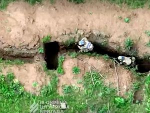 Momen Militer Ukraina Menyerbu Galian Rusia di Dekat Bakhmut
