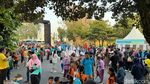 Senam dan Pentas Ceria Anak Indonesia Mulai Diserbu Pengunjung
