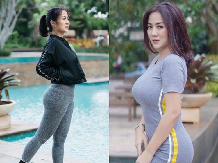 10 Potret Elok Tante Ernie, Tampil Bugar meski Umur Sudah 40-an