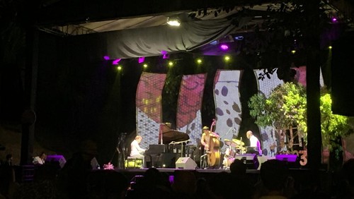 Salah sau performance di Ubud Village Jazz Festival, Jumat malam (28/7/2023).